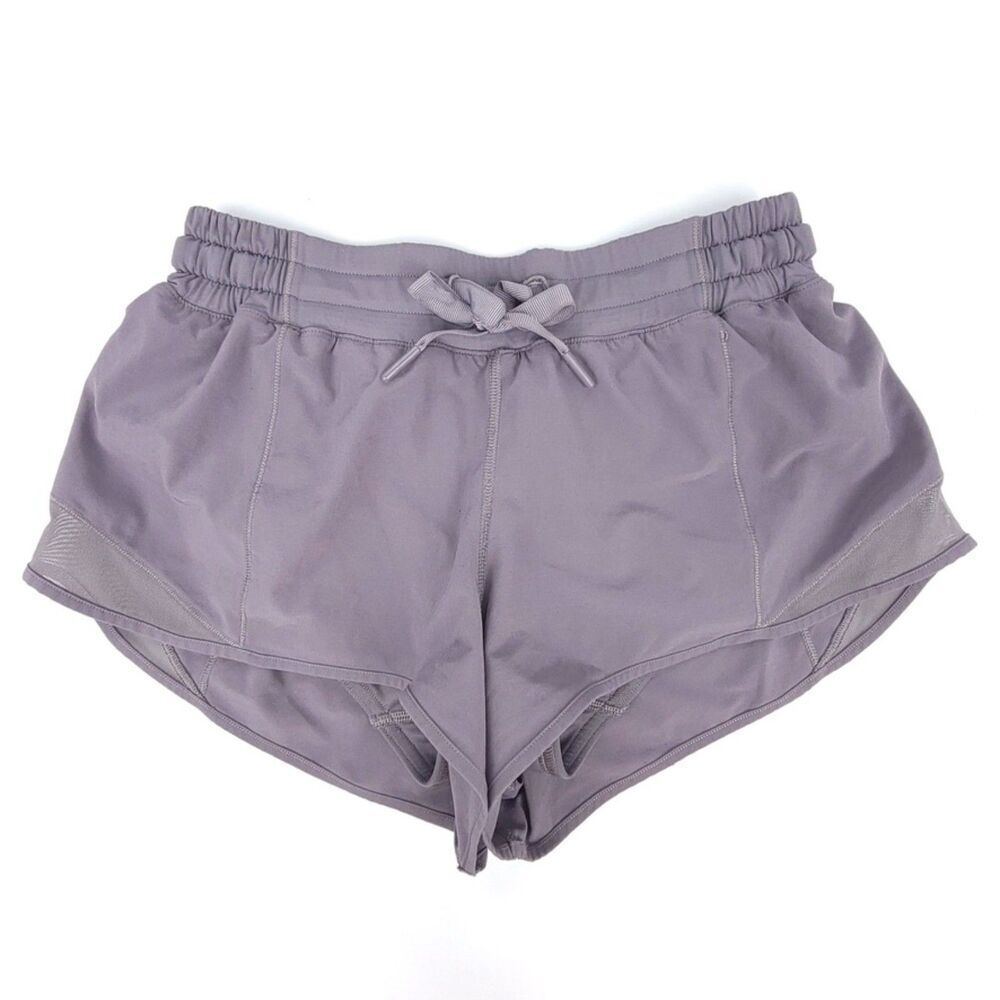 LULULEMON Hotty Hot Short 2.5" Magnum Purple Mesh Running Shorts Athleisure 6
